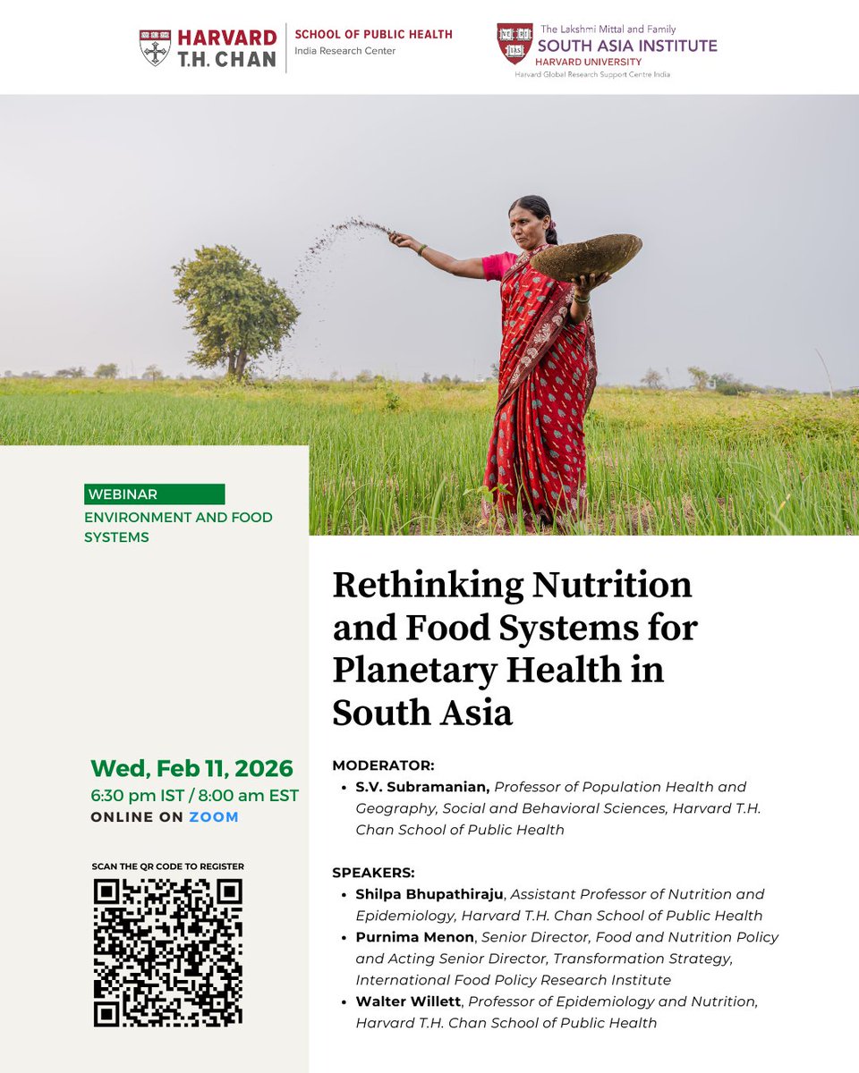 Harvard Chan - India Research Center tweet media