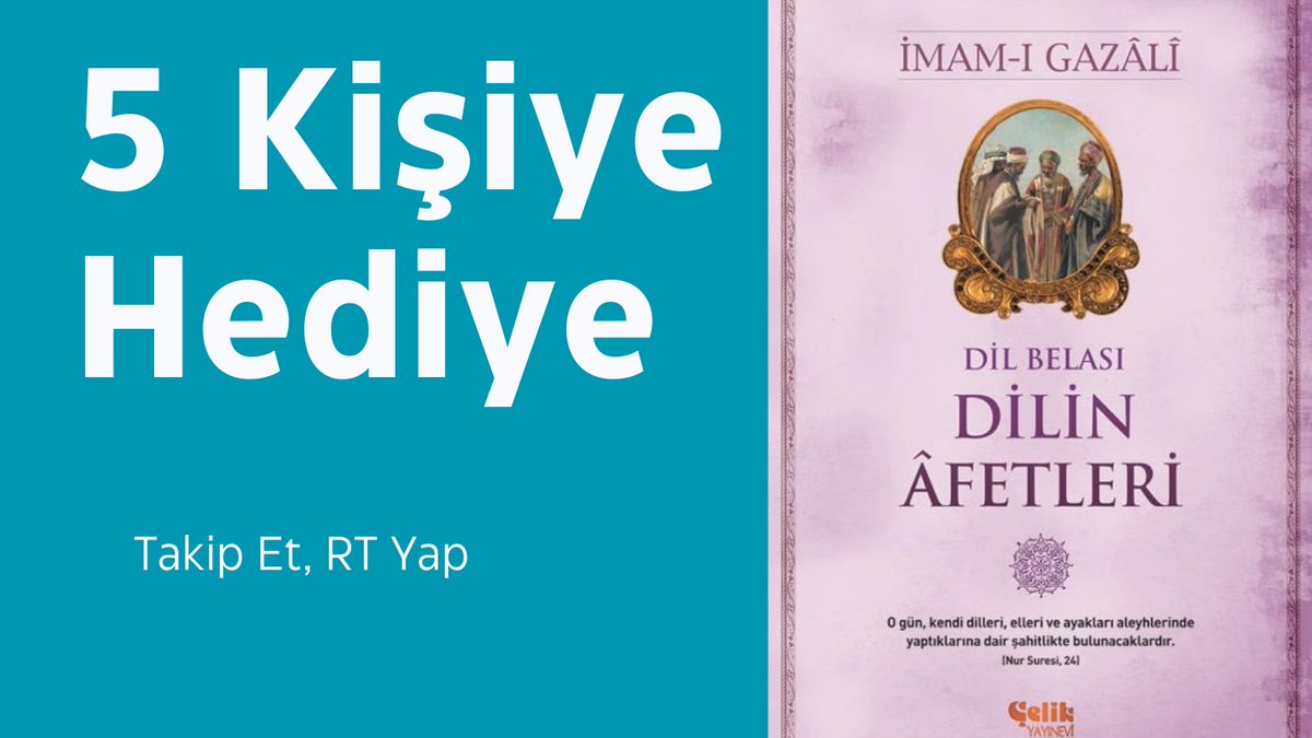 İletişim çağındayız ama en çok da dil yüzünden kaybediyoruz.

Katılmak için:
✅ Hesabımı takip et
🔁 Bu tweeti RT yap

Kazananı buradan açıklayacağım.
#kitapçekilişi #iletişim #Gazali