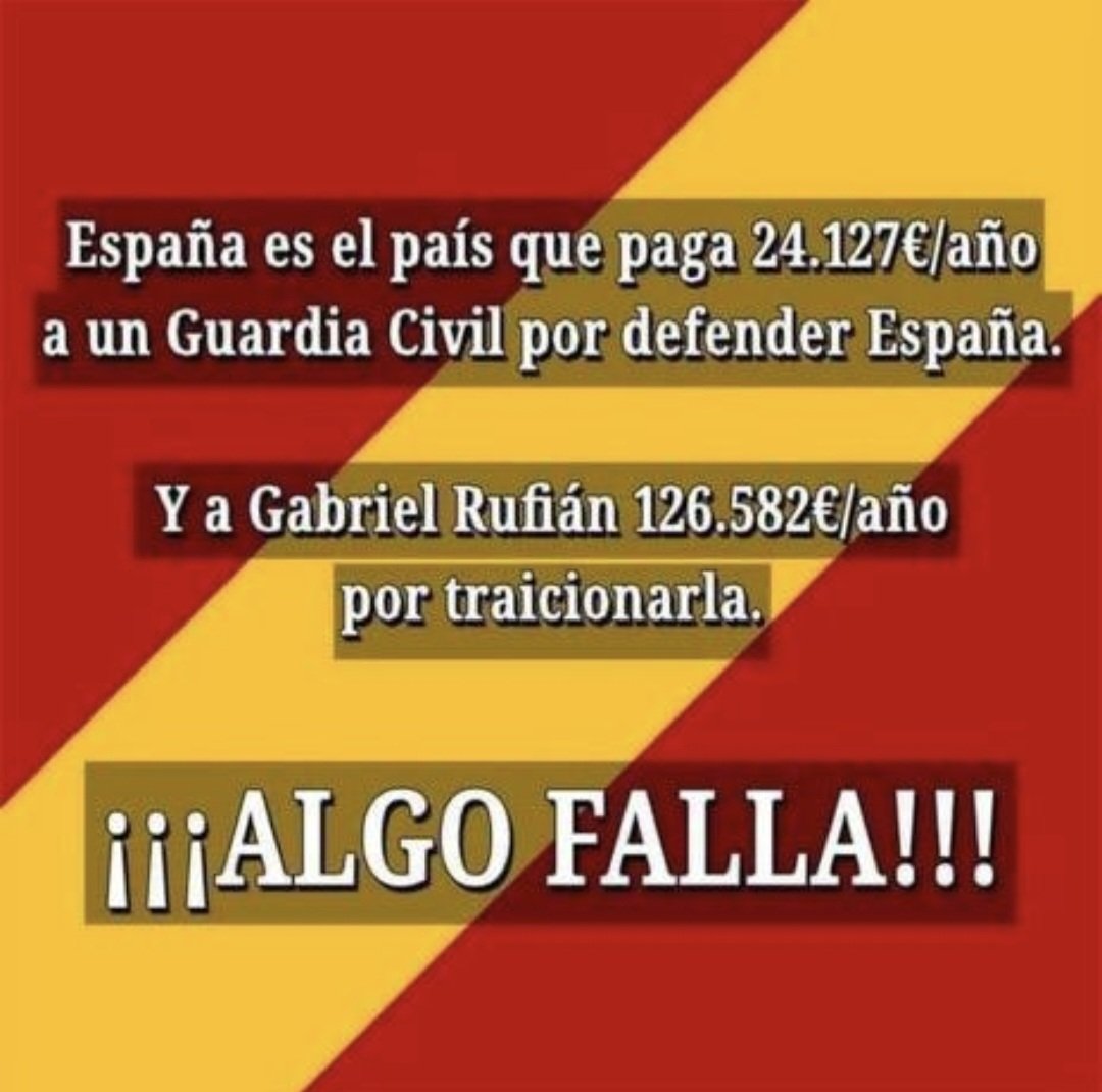 Tenemos que cambiar esto como sea, la casta política se ha venido arriba de tal manera, que hay que bajarles los humos ya !
🖐️🖐️🖐️🖐️🖐️🖐️🖐️🖐️🖐️