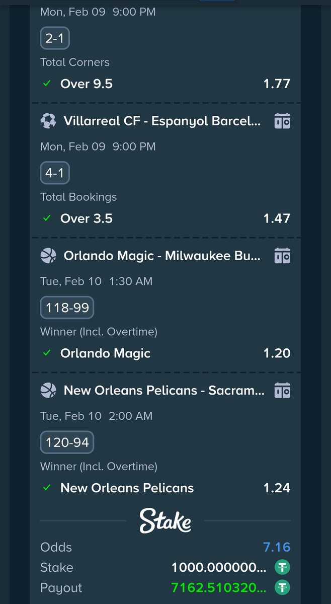 I must win today!!!!
Claim it.....
7 ODDS BANKER WON ✅✅✅