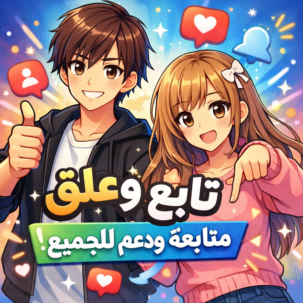 All_AI1's tweet image. 🤍 مساحة للتعارف والنمو
تابع الحساب، واترك تعليقك أدناه
تفاعل راقٍ ودعم متبادل يبني حضورًا أقوى للجميع
🔔 متابعة فورية لكل حساب يعلّق على المنشور
رد المتابعة للجميع — موثّقين وغير موثّقين 🌱.
#تابعني_اتابعك_مردوده 
#متابعة
#اكس