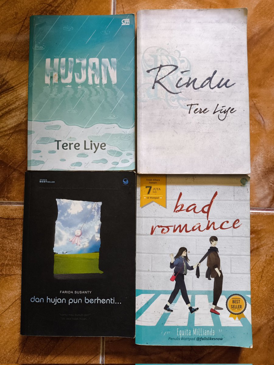 muaneraccak's tweet image. Saya mau Give away buku sebagai ucapan terimakasih saya kepada kaka kaka baik X. akhirnya akunku difollow 500 akun cenblue. Terimakasih banyak.
Syaratnya follow akun ini dan ketik "MAU" dikolom komentar, Like/RT tweet ini. pemenang di tentukan oleh kaka @adionooo ya ☺️☺️☺️☺️