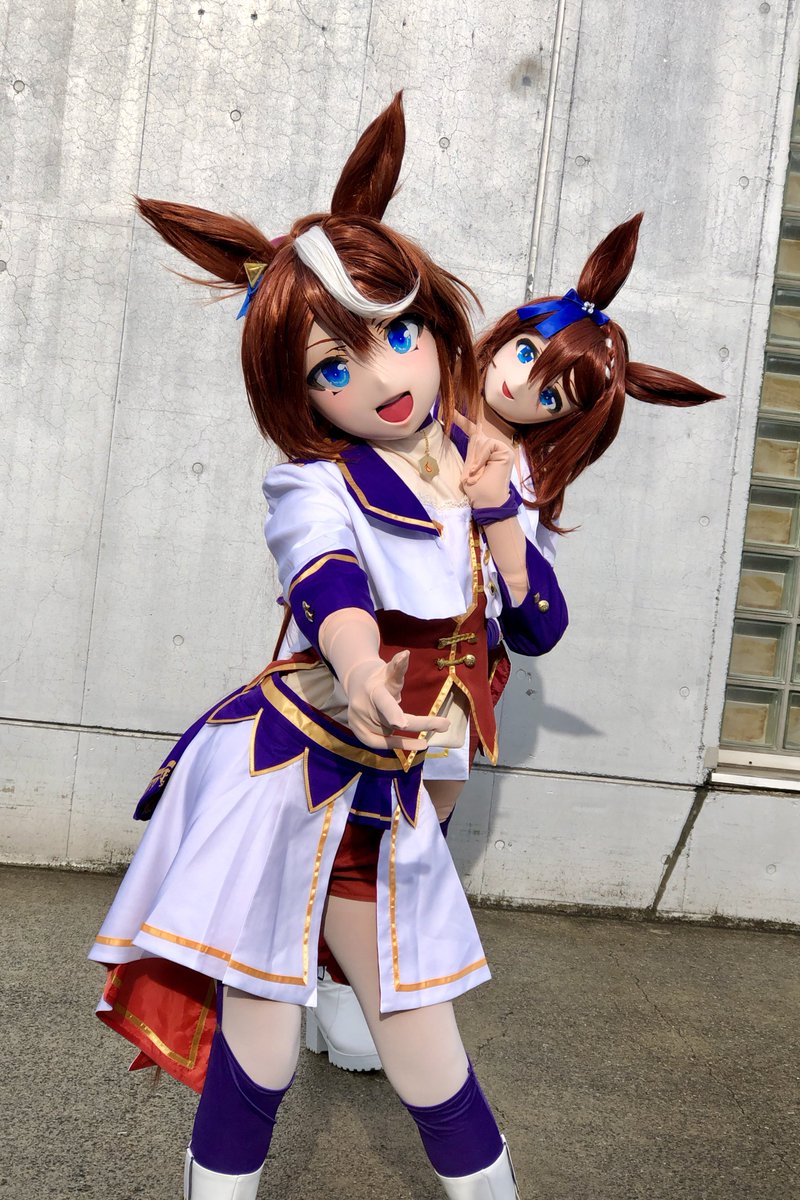 Tapplin01's tweet photo. #WF2026Wコスプレ 
トウカイテイオー・スーパークリーク・オグリキャップ・タマモクロス・イナリワン・ゴールドシップ https://t.co/Y56GMhhxXZ