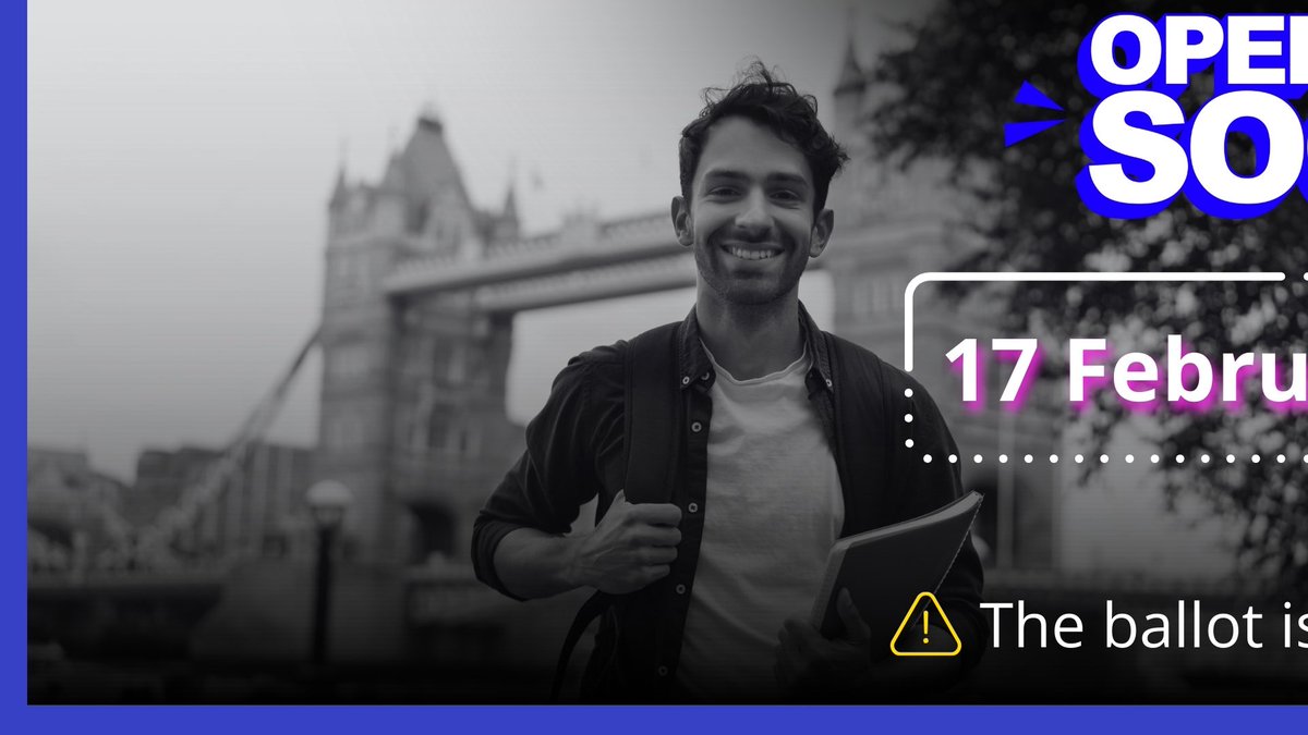 UKinIndia's tweet photo. 📢Get ready!
 
The first ballot for the 2026 #IndiaYoungProfessionalsScheme opens on Tuesday, 17 February. https://t.co/h0MPOKY6vZ