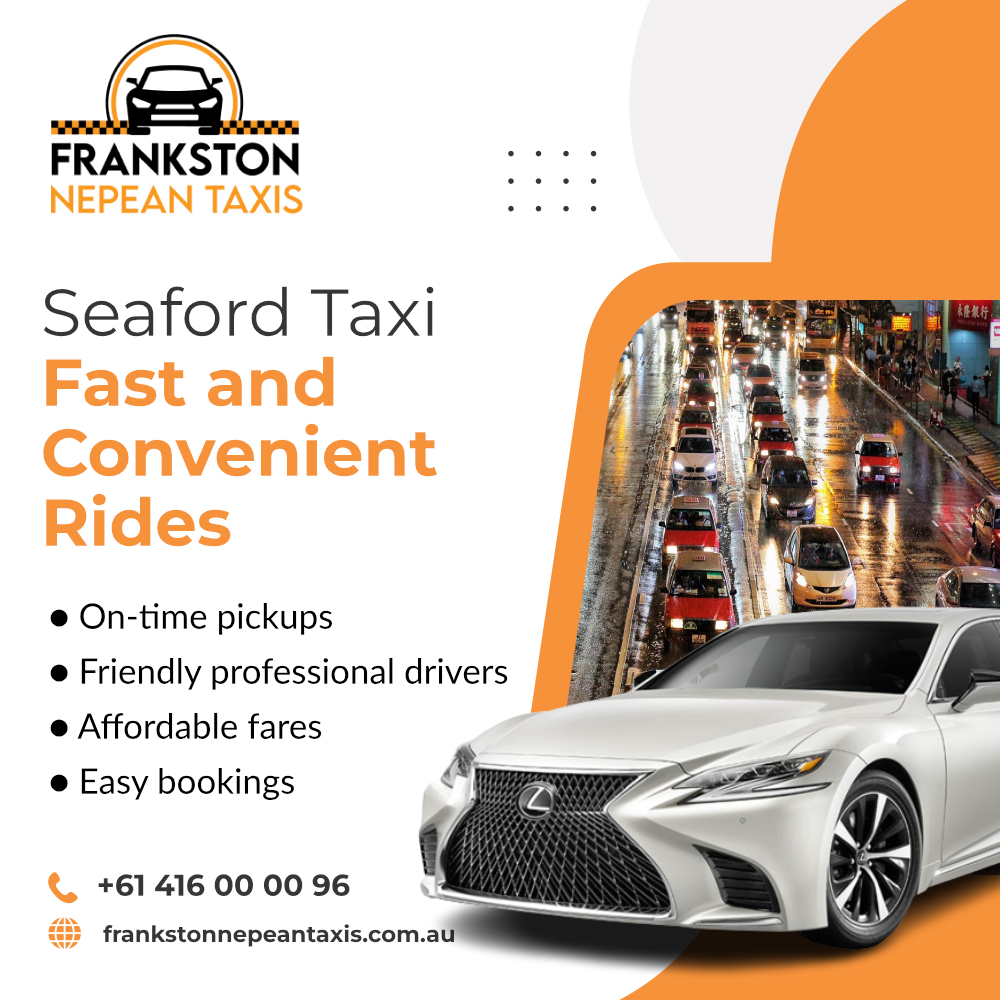frankstontaxi01's tweet image. Need a fast Seaford Taxi? 🚖
Ride with Frankston Nepean Taxi — quick pickups &amp;amp; reliable trips every time.
📞 +61 416 00 00 96
🌐 frankstonnepeantaxis.com.au
#SeafordTaxi #FrankstonTaxi #FastRide #MelbourneTaxi #LocalTransport