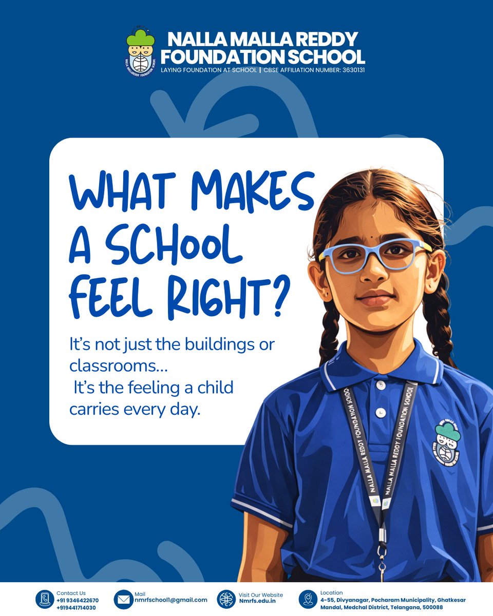 NMRFS_Official's tweet photo. Because the right school doesnβt just teachβ¦
it understands, supports, and inspires ππ€
From confidence to care, learning here goes beyond marks πβ¨
Admissions Open 2026β27
#NMRFS https://t.co/oTIhpmf5Ln