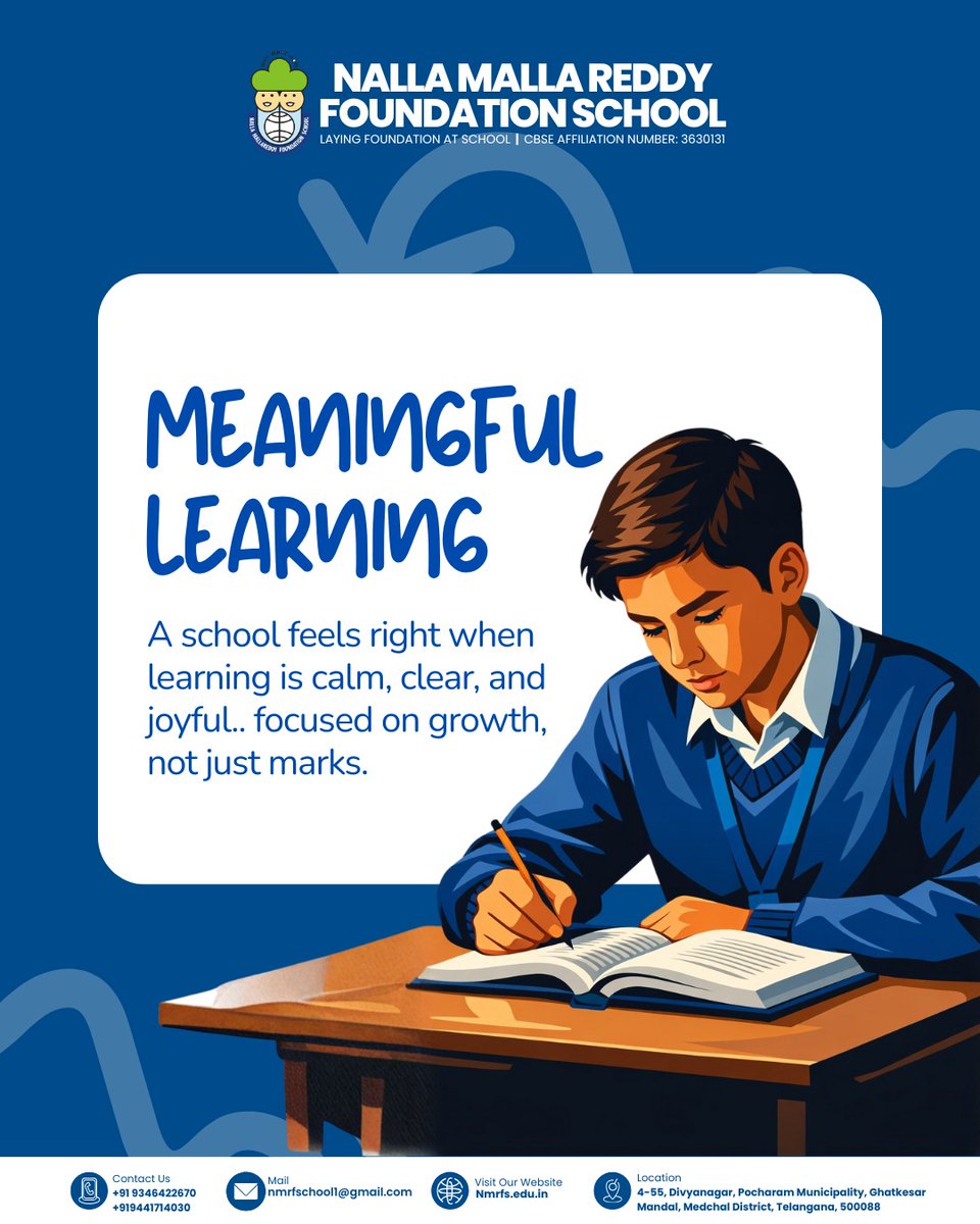 NMRFS_Official's tweet photo. Because the right school doesnβt just teachβ¦
it understands, supports, and inspires ππ€
From confidence to care, learning here goes beyond marks πβ¨
Admissions Open 2026β27
#NMRFS https://t.co/oTIhpmf5Ln