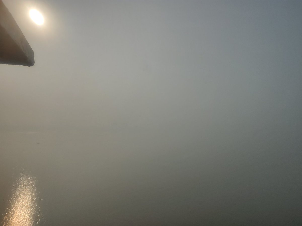 Seems like a pointless photo doesn't it?

THIS is the smog in Mumbai.
Instead of Marine Drive  Nariman Point, Cuffe Parade... Even up to JNPT and the Atal Setu, this is what I see at 9:00 a.m. 

Earlier this used to happen on a handful of days over a fortnight, now it is 3 months