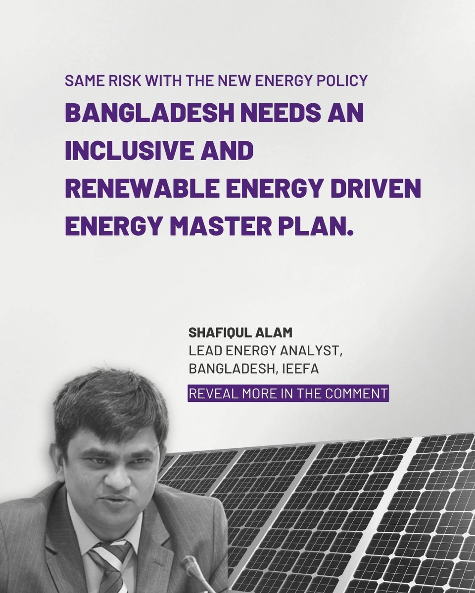 bdpowerpathways's tweet photo. While we just had another #fossilfuel-driven energy master plan, it's now essential to create an inclusive policy-making process with stakeholders to increase sustainable energy security and #renewableenergy use in 🇧🇩 . Reveal more 👇
https://t.co/mISbazYtHI https://t.co/G0Iol2pOdR