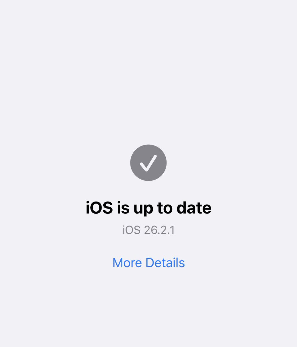 dashman207's tweet photo. The latest iOS update to version 26.2.1 is literally killing iPhones. The update requires 30 GB of space, and post-update, your iPhone's space is shrinking, especially on lower-version handsets. Looks like a scam @Apple #Iphone #iOSUpgrade https://t.co/RL0fY67eIy