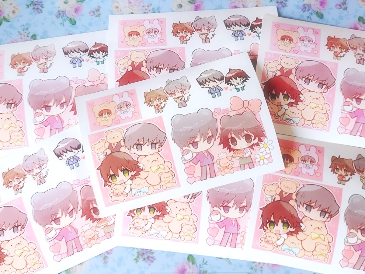 騒音さん ［<a href="/jrumnotk/">騒音</a>］のネットプリントのやつ印刷させて頂きました( ¨̮ )💕
シール紙で印刷させて頂いたので後で切り抜いてシール帳に貼ります૮ .  ̫ . ა ⸝꙳
ぜーんぶかわいい｡ﾟ(ﾟ´ω`ﾟ)ﾟ｡♡♡