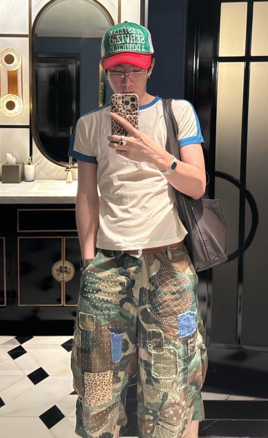 昨日のOffGun〜🥹🙏💚 ぱっと見OffくんがGunちゃんみたく見えた😌💚