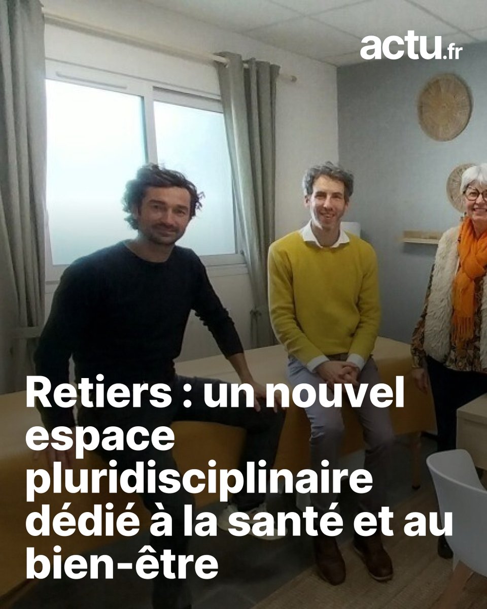 Retiers : un nouvel espace pluridisciplinaire dédié à la santé et au bien-être
➡️ l.actu.fr/04TT