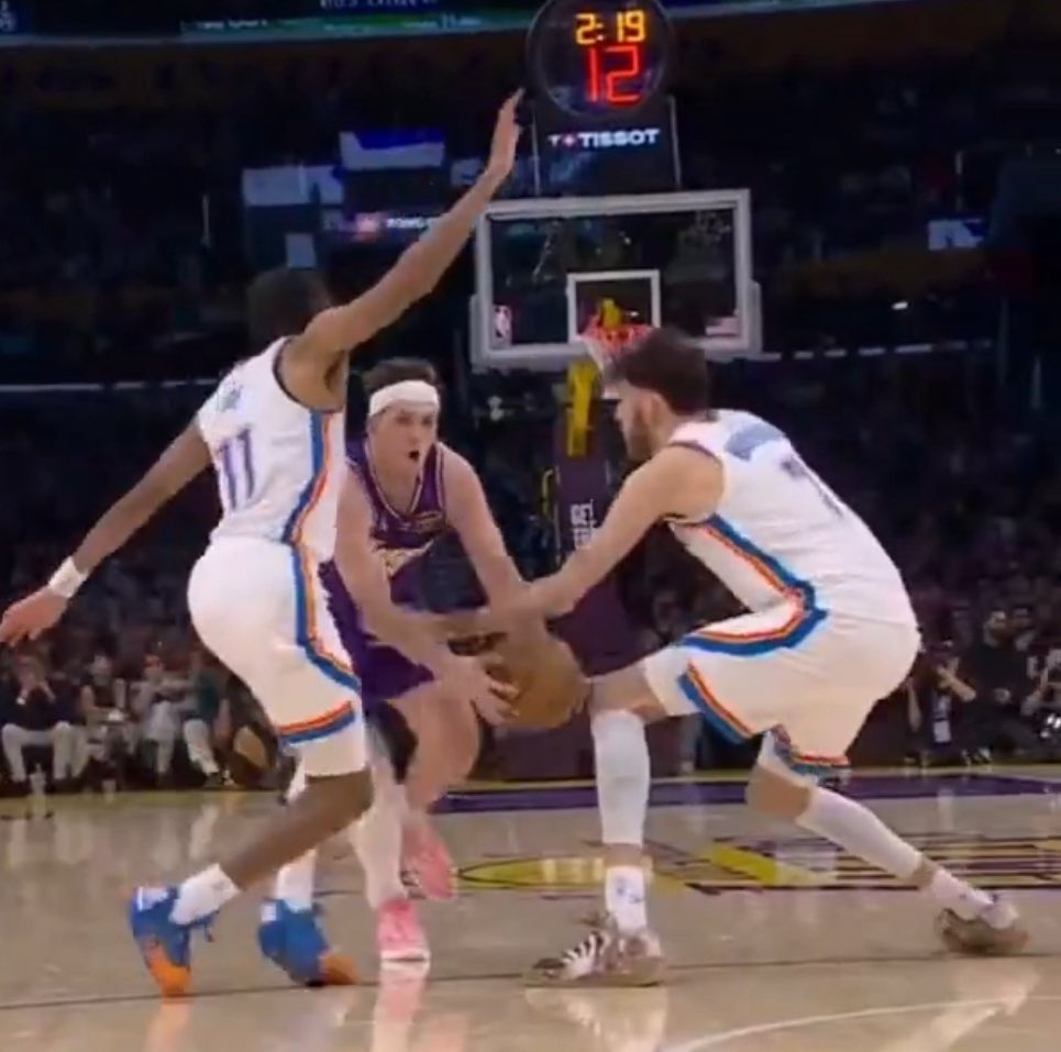 I almost never complain about the refs and hate to blame games on them

But the things this OKC team gets away with is just disgraceful