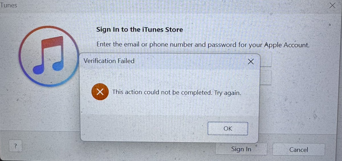 Anyone else running into an issue logging into their account on iTunes??