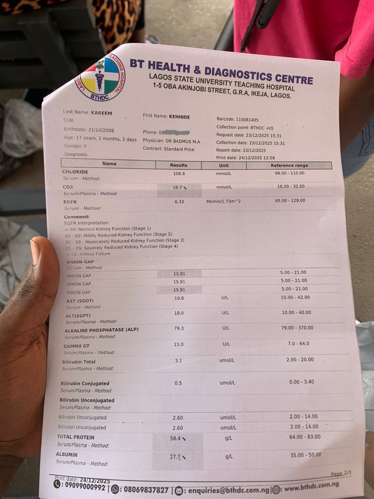 Omoilorin001's tweet photo. A Brother Lost His Mom, Raised his Sister and now Life wants more 💔

I never thought I’d come here to do this but life has a way of bringing the unexpected. Opeyemi is a brilliant guy whose education was affected by the loss of his mom when he was in school. 

But he also has two sisters who are his responsibility. Since the death of their mom, he’s been the sole provider. He recently put the two sisters into the university but unfortunately, one of the sisters fell sick over a month ago. 

At the hospital, the verdict came: Kidney Failure. 💔

She needs to undergo transplant and a sum of 50 million is needed for this. Pls, your donations and retweets are needed to save Kehinde’s life. 🥹🥹

8165114830
Palmpay 
Kareem Taiwo

0443631575
Kareem Taiwo Esther
Wema Bank

🙏🙏🙏