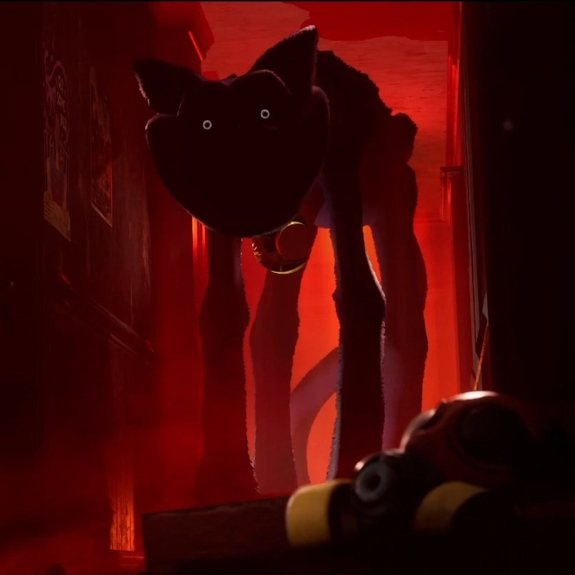 mascotmassacre's tweet photo. 🚨 CG5 posts another clip on his social media, wearing a CatNap costume and singing “Sleep Well” behind bars…

🌙 Is he hinting at CatNap’s return? He was in the same costume and was behind bars For the Wrong Side Out teaser.. https://t.co/rTEbDXhWNQ