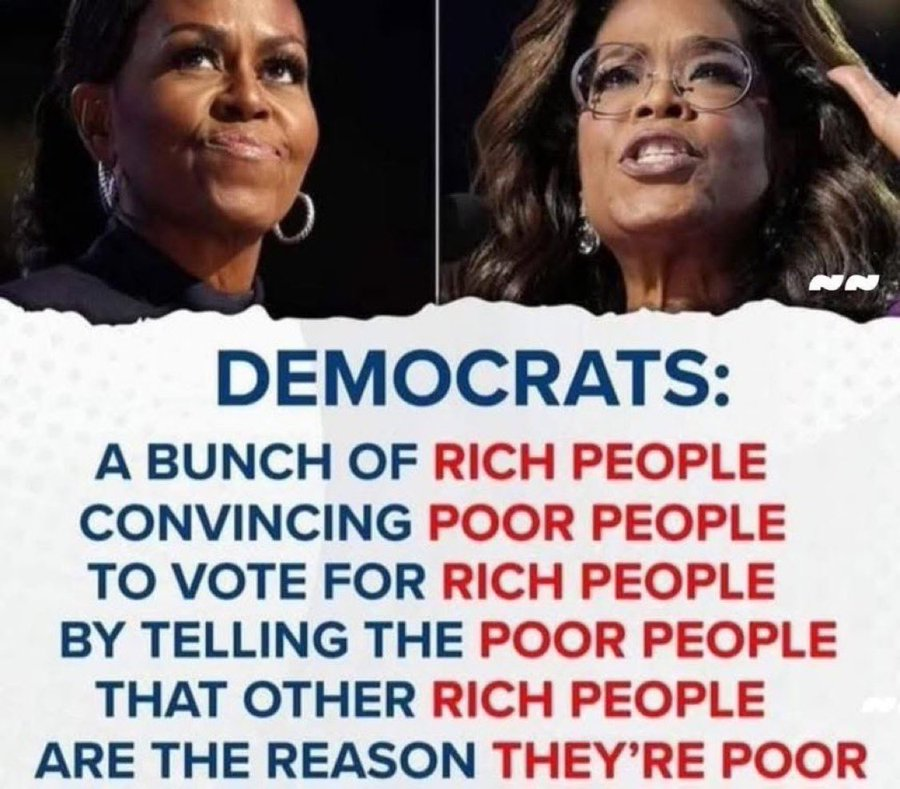 Sadie_NC's tweet image. Ain't that the truth. Fake, every last one of them. They're all out for themselves—they don't care one bit about poor people. They climb on their backs to get more money and power.  
😏😏