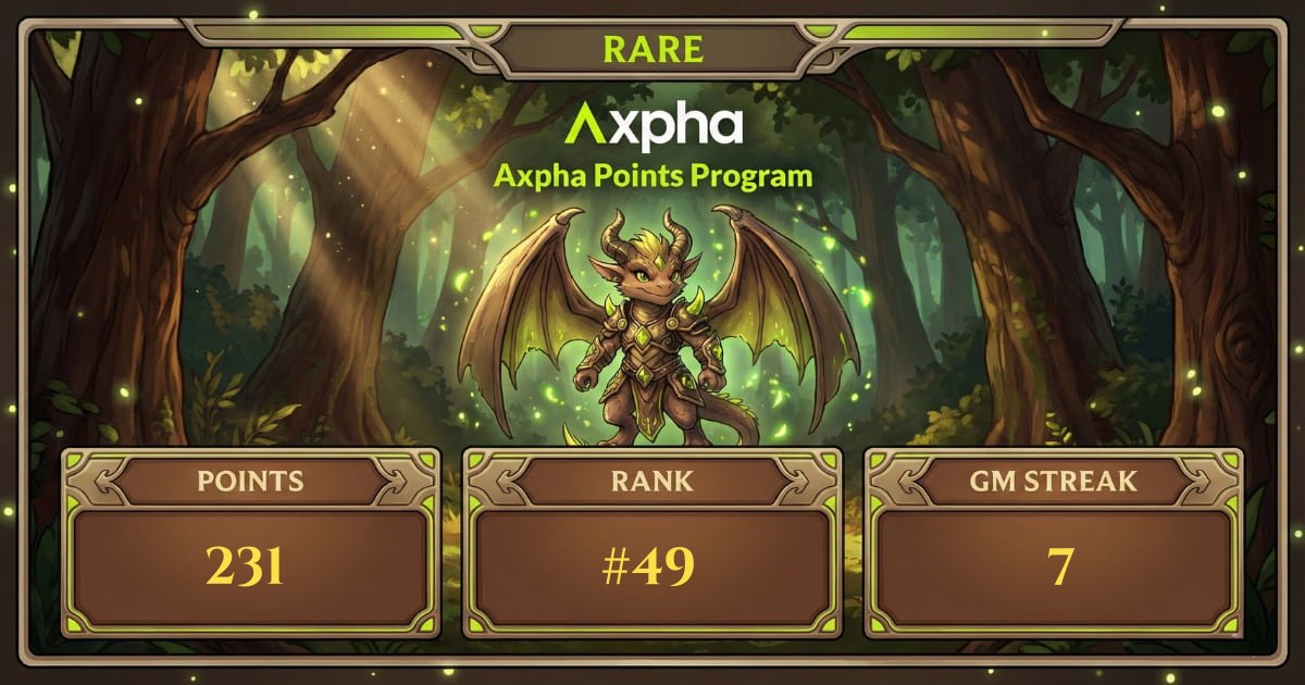 Still on the <a href="/axpha_io/">Axpha | Build on Arc</a> grind. 

Log in daily, say GM, roll dice,  complete tasks weekly and climb up the leaderboard. 

Its as simple as that. 

#axpha