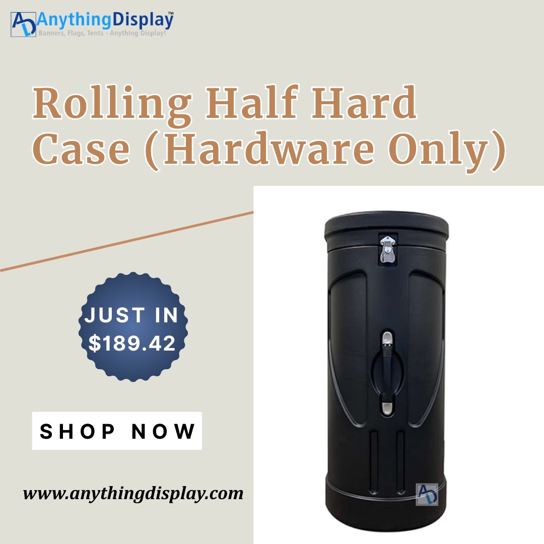 anythingdisplay's tweet image. Roll your hardware safely.
Durable Rolling Half Hard Case for easy transport.

👉 Order now!
anythingdisplay.com/half-hard-case…

#anythingdisplay #rollingcase #tradeshow #boothsetup #displaygear