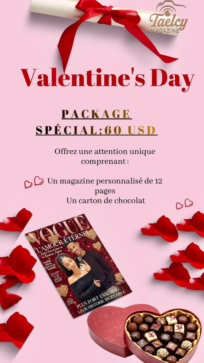 Sharufa_'s tweet photo. #RDC 💕
Cette semaine, on célèbre l’amour sous toutes ses formes 😍

Et si vous le faisiez parler autrement ?
Amour, considération, amitié ou relation… une belle manière de les exprimer existe ✨

Dans la vidéo, un aperçu rapide avec la magnifique @Raissabulela1, qui a fait confiance à #TAELCYmagazine 💖

Un RT est vivement apprécié pour faire rayonner cette initiative 😍 les contacts sont repris dans le QR Code.