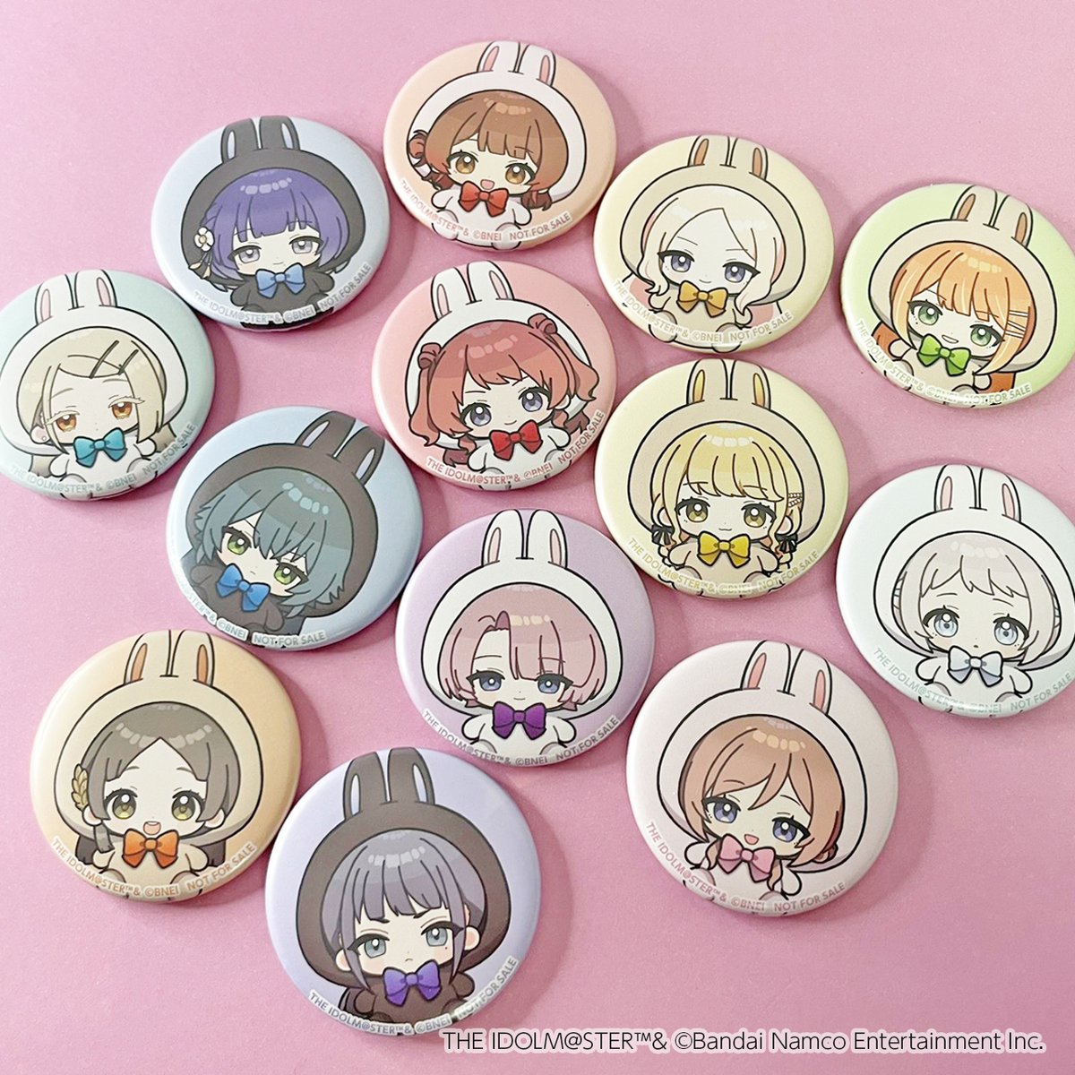 #学園アイドルマスター × GiGO POP UP STORE

イベント会場で2,000円(税込)お買い上げごとにミニ缶バッジを1個プレゼント♪
手のひらにすっぽり収まる38mmサイズです。
※全13種よりランダムでのお渡しとなります
※なくなり次第終了

イベント詳細👉x.gd/BU27m