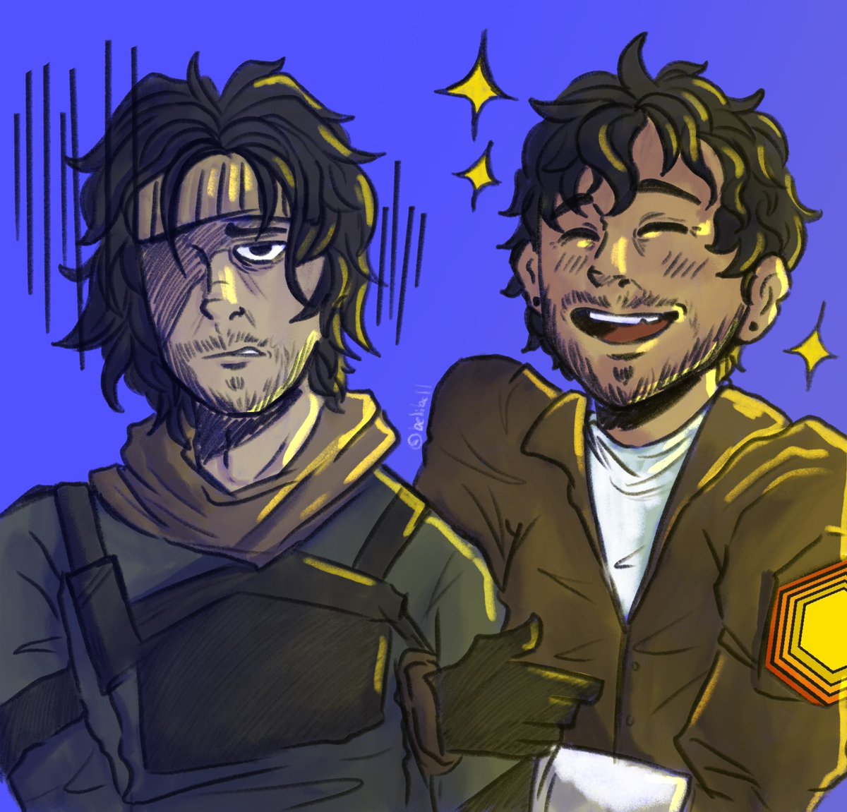 Golden retriever and wet black cat energy #ironlung #ironlungfanart #markiplier #inspacewithmarkiplier #iswm