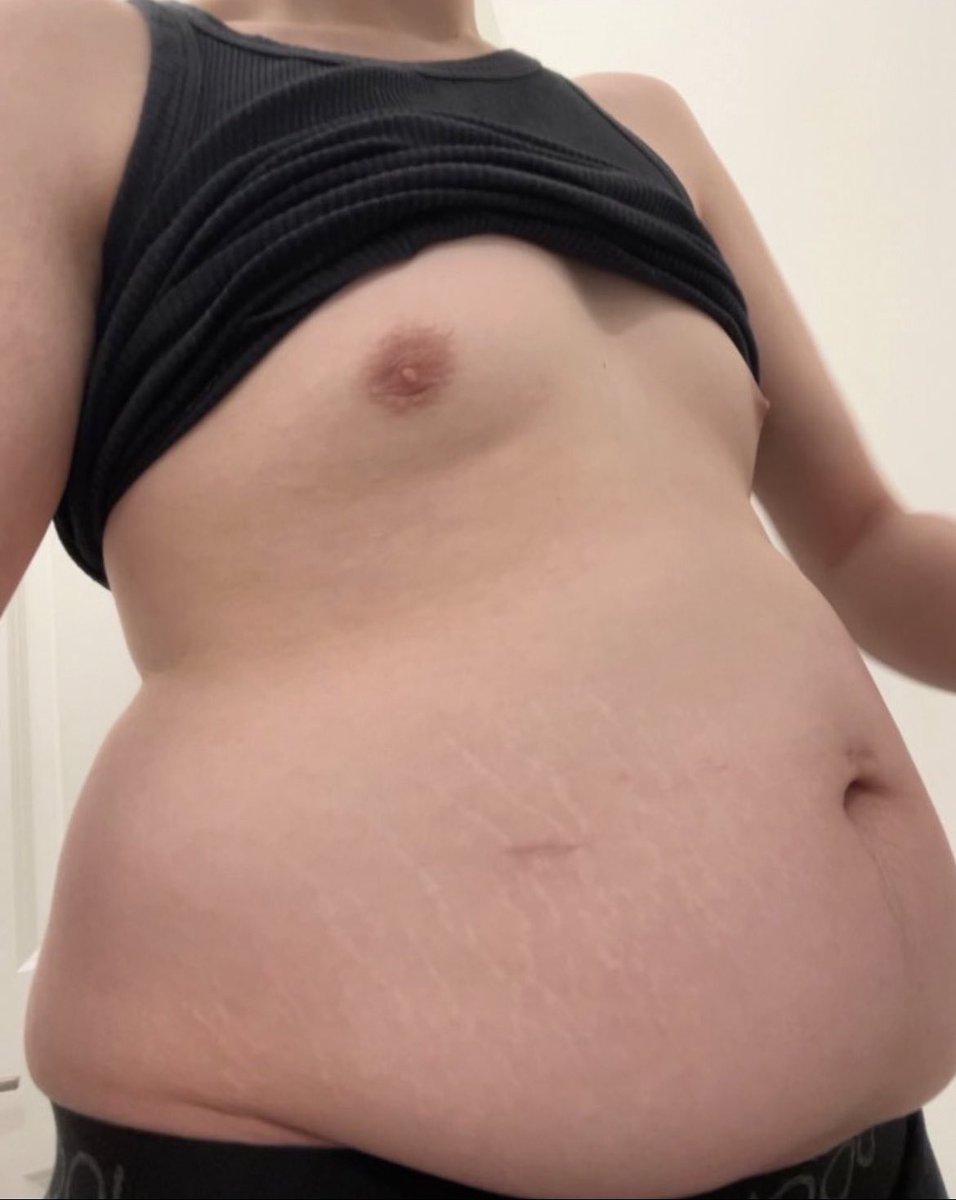 chubby puppy 😛🐾

aww sweet tender soft chubby boy tummy 🥺🥺

need a man to feed this adorable precious lil twink who loves his food &amp; loves to eat, enough to end up this pudgy &amp; plump with this sweet little gut 💕

is that attractive to anyone? 🥺🫃🏼
i kinda like it