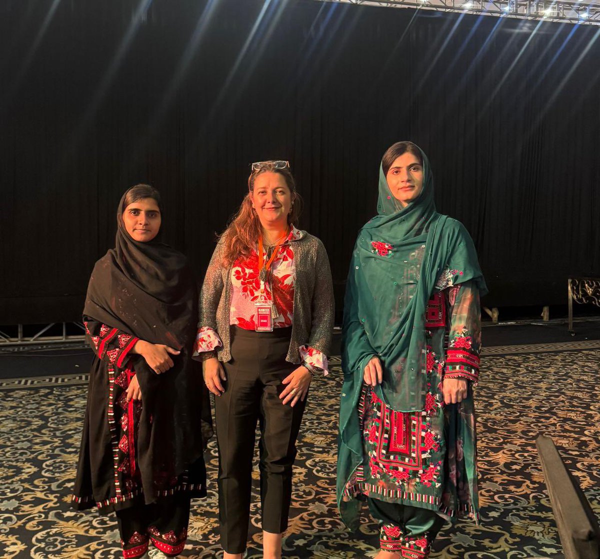 BalochYakjehtiC's tweet photo. 𝗕𝗬𝗖 𝗖𝗲𝗻𝘁𝗿𝗮𝗹 𝗠𝗲𝗺𝗯𝗲𝗿, 𝗦𝗮𝗺𝗺𝗶 𝗗𝗲𝗲𝗻 𝗕𝗮𝗹𝗼𝗰𝗵 𝗘𝗻𝗴𝗮𝗴𝗲𝘀 𝗨𝗡 𝗦𝗽𝗲𝗰𝗶𝗮𝗹 𝗥𝗮𝗽𝗽𝗼𝗿𝘁𝗲𝘂𝗿𝘀 𝗮𝘁 𝗔𝘀𝗺𝗮 𝗝𝗮𝗵𝗮𝗻𝗴𝗶𝗿 𝗖𝗼𝗻𝗳𝗲𝗿𝗲𝗻𝗰𝗲

Sammi Deen Baloch attended the #AJCONF2026 where she engaged with various Ambassadors, political figures, journalists, and reporters, raising critical human rights concerns and advocating for the voices of the Baloch people.

She met with Ms. Gina Romero, the UN Special Rapporteur on the Rights to Freedom of Peaceful Assembly; Ms. Reem Alsalem (Jordan), @UNSRVAW  the UN Special Rapporteur on violence against women and girls; and Ed O’Donovan, Senior Advisor to the UN Special Rapporteur on Human Rights Defenders, Mary Lawlor. During these meetings, she briefed them on the situation in Balochistan, where freedom of assembly and freedom of expression have been criminalised, and where people are denied the right to protest or voice opposition to state repression.

She further highlighted state violence against Baloch women, including the enforced disappearances of women and underage girls, as well as the illegal arrests of Baloch women, including Dr. Mahrang. She also discussed the systematic targeting of human rights defenders through threats, harassment, enforced disappearances, arbitrary arrests, and killings, including the cases of Dr. Mahrang Baloch, Beebow Baloch Gulzadi Baloch, and others. The UN representatives expressed serious concern and assured her that they would play an active role in addressing these grave human rights violations and raise these issues on UN platforms.

#ReleaseBYCLeaders
#StopBalochGenocide
#EndEnforcedDisappearances
