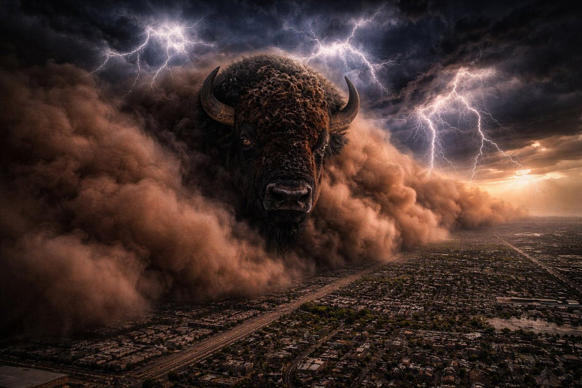 traderonchain's tweet image. The face of the storm 

$BISON