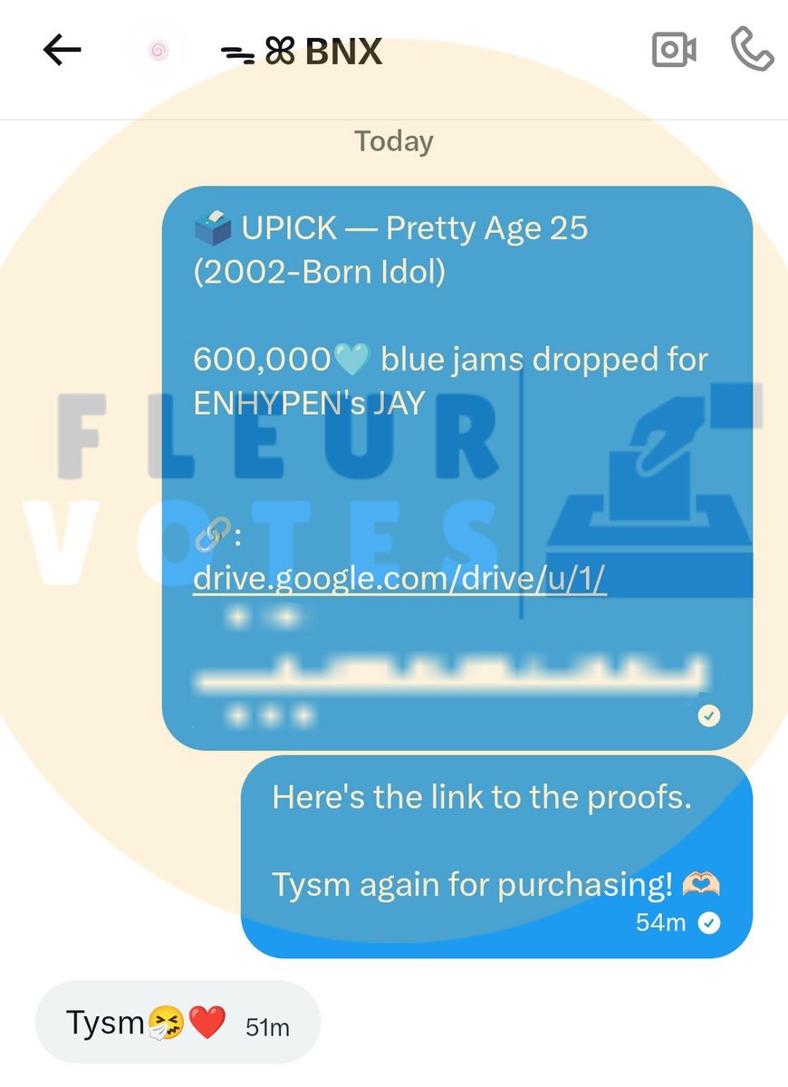 fleurvotes's tweet photo. 🗳️ UPICK — 𝘗𝘳𝘦𝘵𝘵𝘺 𝘈𝘨𝘦 25 (2002-𝘉𝘰𝘳𝘯 𝘐𝘥𝘰𝘭)
ᴘᴜʀᴄʜᴀsᴇᴅ by @coupdejayne
600,000🩵 blue jams dröpped for #JAY #ENHYPEN
#fleursproofs
ᴛʏsᴍ ғᴏʀ ᴘᴜʀᴄʜᴀsɪɴɢ 🫶🏻 https://t.co/ntzO4qRCUO