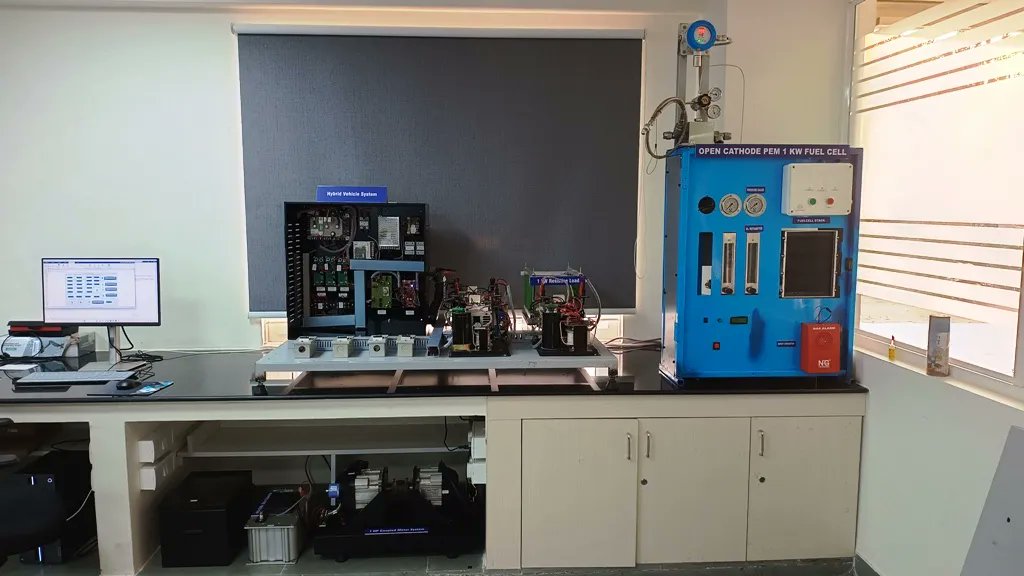 HelloEcosense's tweet photo. Ecosense upgraded the Fuel Cell Drive Train at @BITSPilani_WILP  with regenerative braking and hydrogen safety features—bringing real-world FCEV architecture into the lab. ⚡🔋
#FuelCell #Hydrogen #RegenerativeBraking #CleanEnergy

Read more:
https://t.co/ZjKlbt7SVw https://t.co/wL88vhzWgk