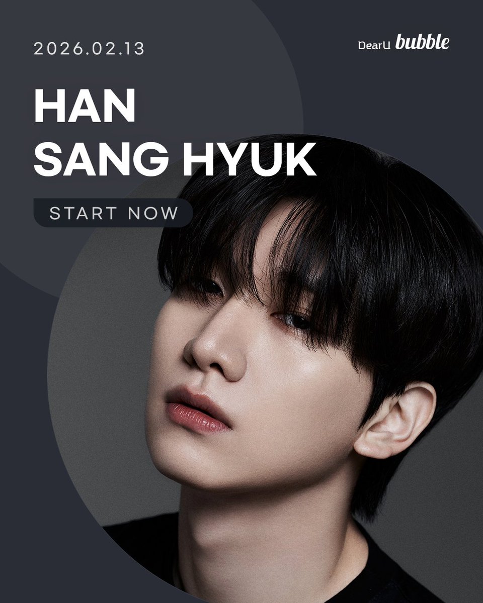 dearu_bubble's tweet photo. [📢] START NOW

한상혁 bubble 지금 STARS에서💗+1
STARS bubble에서 기다릴게요!

'HAN SANG HYUK' bubble starts today💗+1
See you on STARS bubble!

📌구독일 관련 내용은 STARS 앱 내 공지사항을 확인해 주세요.
Please check the notice in the STARS app for subscription date details.
-
APP DOWNLOAD
📲https://t.co/6qCiWav3gZ

bubble TICKET (Web)
💌https://t.co/YxNFK9wp3J

#bubble #버블
#HANSANGHYUK #한상혁 
@HSangHyuk @co_companion