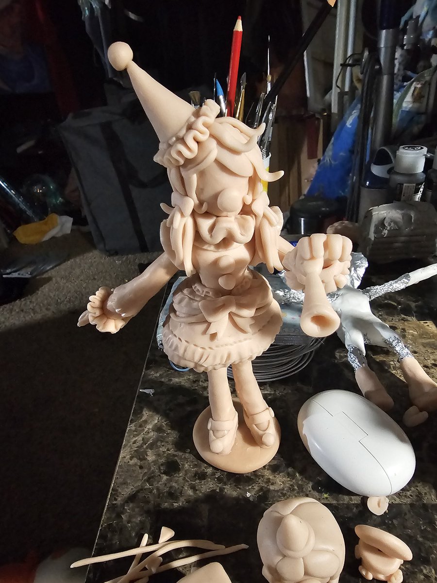 Sharing my Moe figure wip feels appropriate with the new episode #AReGect