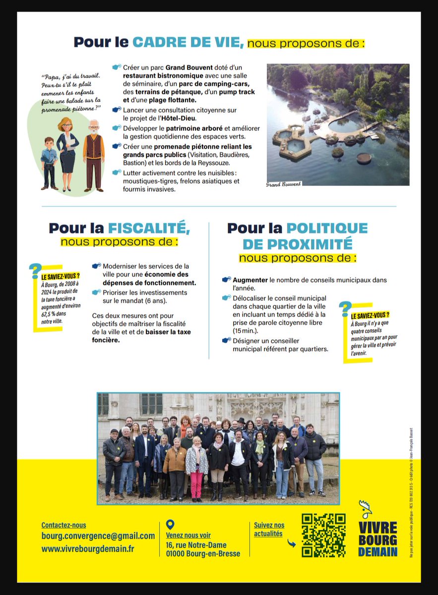 VivreBourg2026's tweet photo. 📢✨ Le projet Vivre Bourg Demain est là !
Clair, concret, construit avec vous , pour vous 💪
Toutes les infos 👇
https://t.co/DGh1y4OBZ3

#projet #bourgenbresse #ambition #changement #Municipales2026 https://t.co/AZ958YaTHc