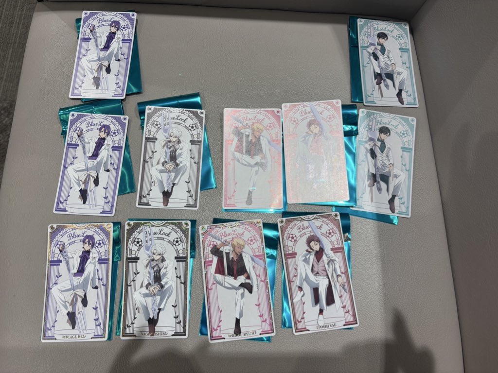 交換】ブルーロック namco 特典 イラストシート 譲 前半 玲王 凪 士道