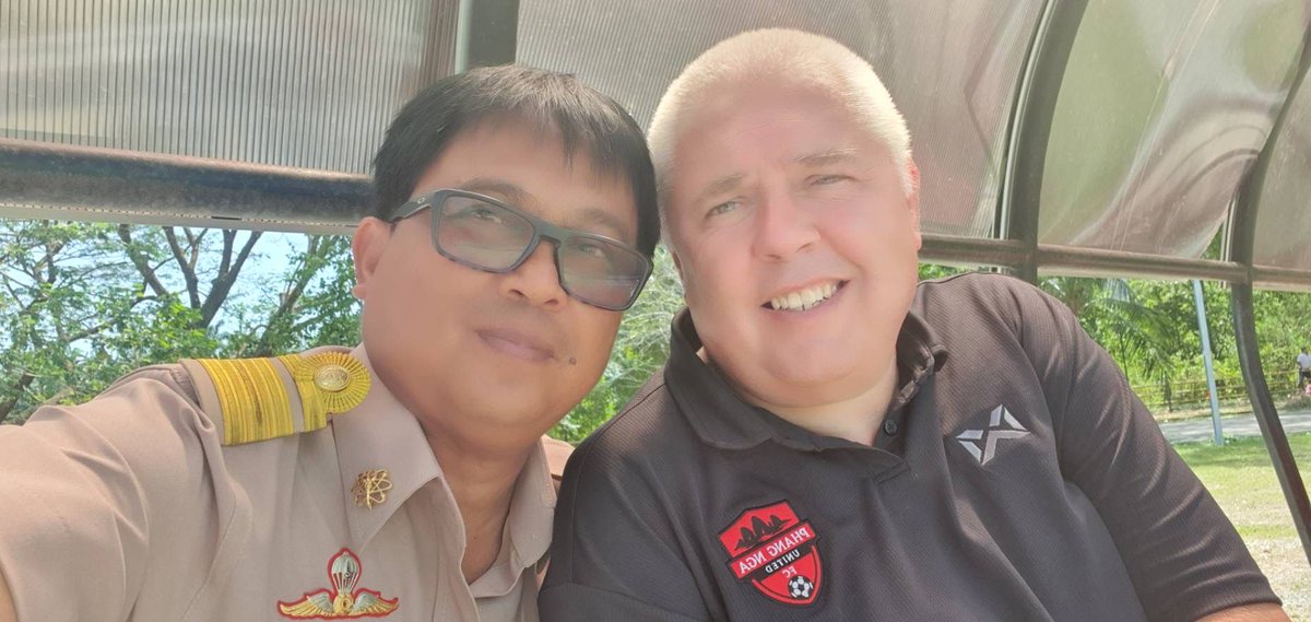 A busy morning of meetings with representatives of the municipality today 

We Weren’t Born To Follow 

#prideofphangnga #phangnga #Thailand #football