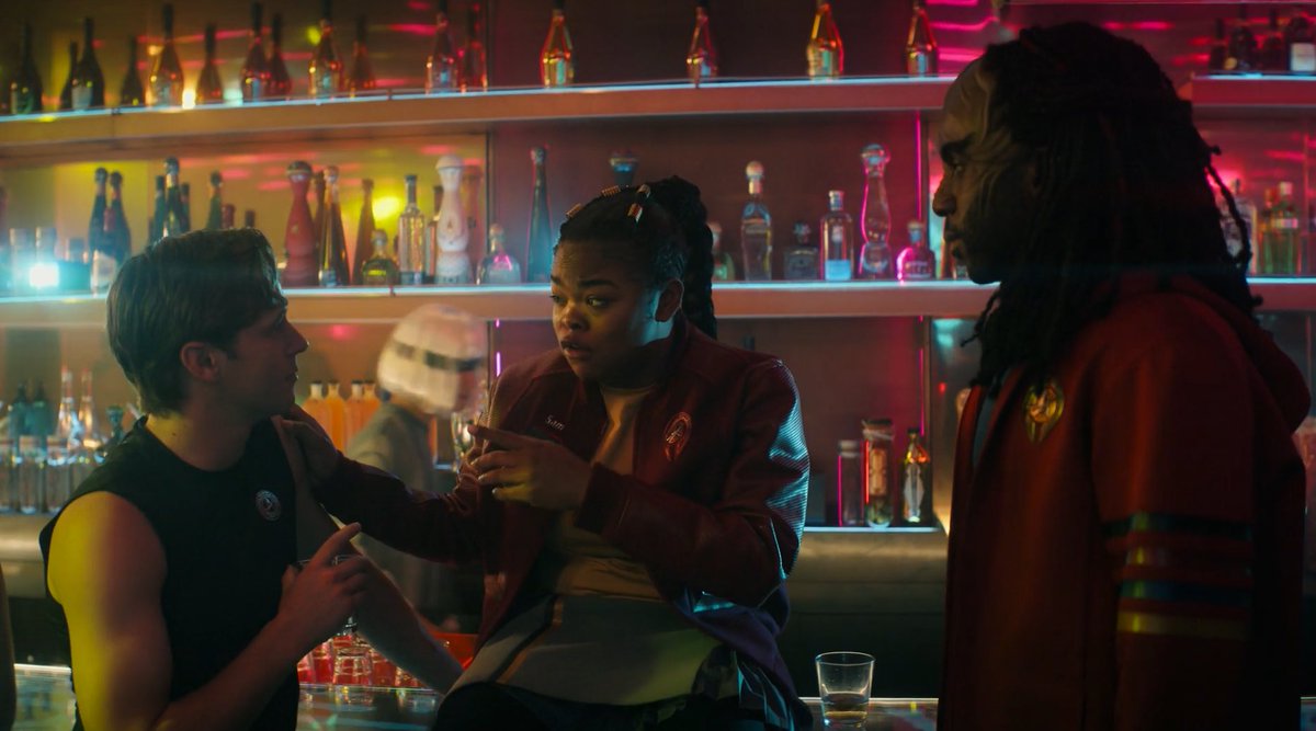 DaveBlass's tweet photo. Damn, Clase Azul is well represented in the future.  Saurian Brandy, Andorian Chardonnay, and Cardassian Kanar, and our favorite Romulan Ale are all still illegal.  No wonder why the cadets were all hung over. https://t.co/9Z0uEy1vgZ
