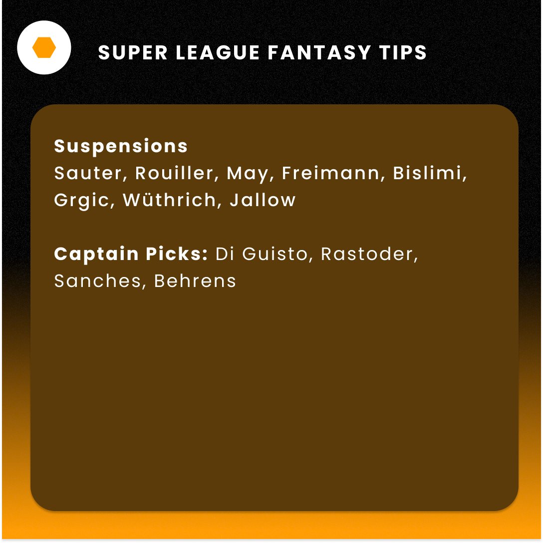 FanFoot_CH's tweet image. #Swiss #Super #League upcoming round news (xG and CS% according to @s_probabilities ).