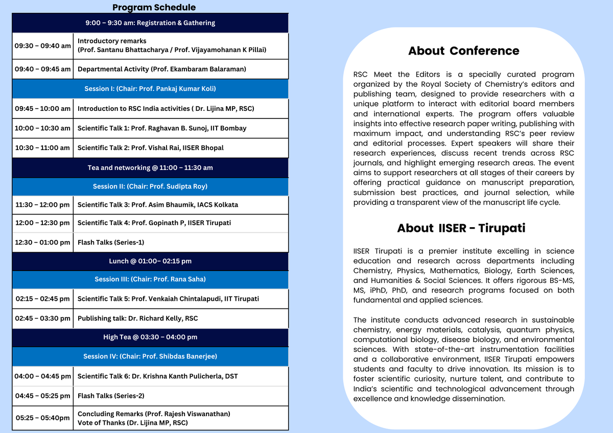 IISER Tirupati tweet media