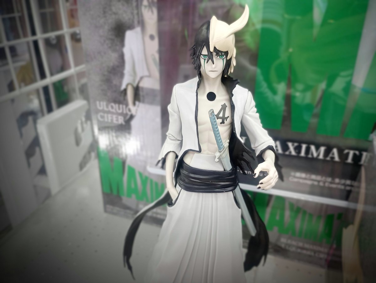 𝓝𝓮𝔀 ⸝⋆˙⟡ #BLEACH MAXIMATIC ウルキオラのフィギュアが 2階にて