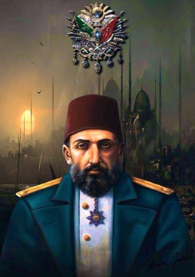 Afakında salalar titredi payitahtın Dediler, "Göçen Abdülhamid Han'dır"... Gülistanım feryad ile yasında artık Bildim ki yetim kalan cümle vatandır. Zaman içre zaman olsaydı hayatın Yine feda-yı can ederdin uğrunda vatanın. Safa verdin, safa götür sultanına.