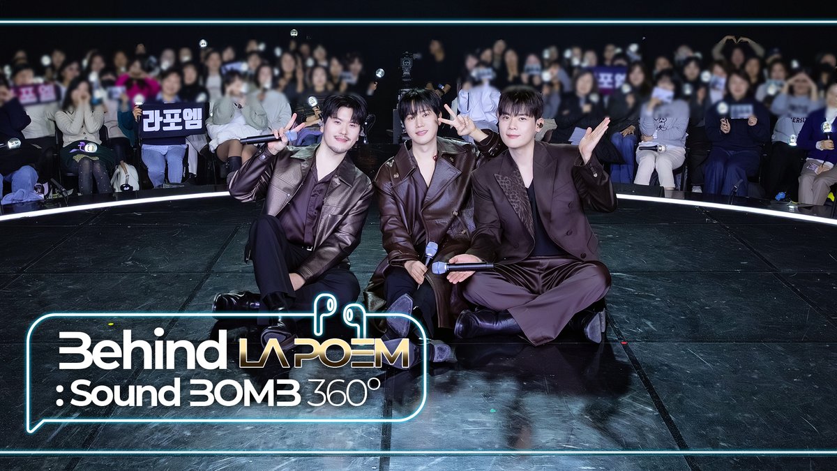 📣[Behind SoundBOMB360˚] 라포엠(LA POEM) 비하인드 공개! 👏👏👏

<싸운드밤 삼육공> 녹화 현장에 참여하지 못했던 '라뷰'들을 위해
For all 'La View' who couldn't join the filming of <SoundBOMB360˚>
<SoundBOMB360˚>の撮影に参加できなかった'La View'の皆様へ

📌보러가기
👉👉👉
