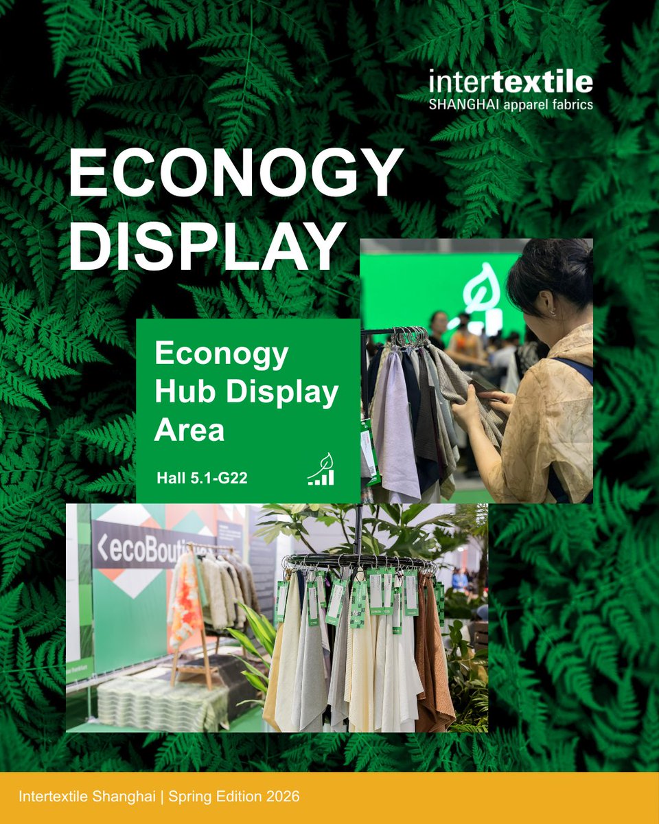 Intertextile's tweet image. 【𝗙𝗿𝗶𝗻𝗴𝗲 𝗣𝗿𝗼𝗴𝗿𝗮𝗺𝗺𝗲 𝗛𝗶𝗴𝗵𝗹𝗶𝗴𝗵𝘁: 𝗬𝗼𝘂𝗿 𝗣𝗮𝘁𝗵 𝘁𝗼 𝗦𝘂𝘀𝘁𝗮𝗶𝗻𝗮𝗯𝗶𝗹𝗶𝘁𝘆 🌿】

Dive deep into sustainability with our engaging fringe programme! Join us for a series of insightful events:

Pre-register now: dwz.cn/htiSxmLE

#Intertextile