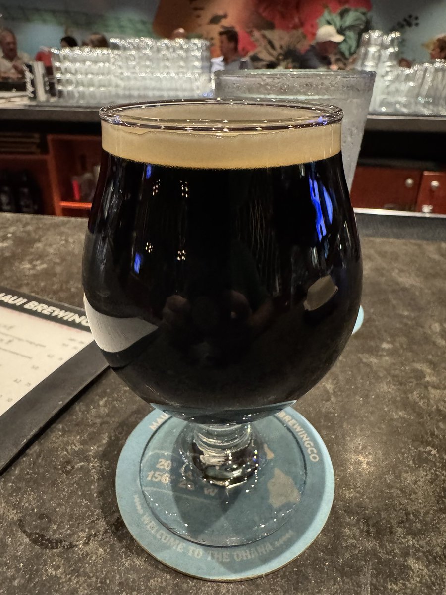 Imperial Coconut Porter <a href="/mauibrewingco/">MauiBrewingCo</a> ABV 9% IBU 37 Brewed with hand toasted coconut, with hints of cacao and coffee