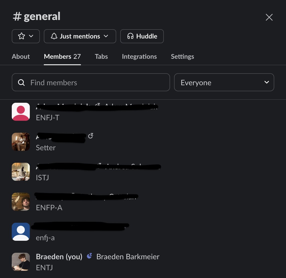 Most people are super resistant to astrology calling it BS

But whenever I onboard new team members I:

1. Get their birthday and look into their Zodiac

2. Have them add their Myerss Briggs personality type to their Slack bio

I've found both indicate clear behavioral patterns