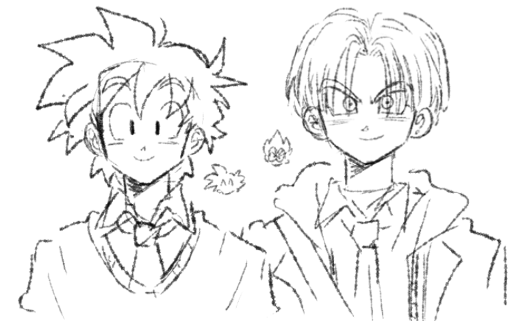 kj09t2's tweet image. my first time drawing them...