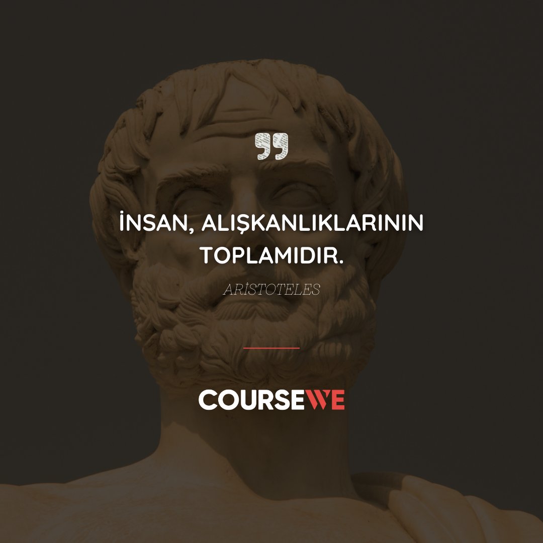 Bu cümle, kişisel gelişimin en temel gerçeğini anlatır.
Kim olduğumuzu; niyetlerimizden, hayallerimizden ya da tek seferlik kararlarımızdan çok, her gün tekrar ettiklerimiz belirler.