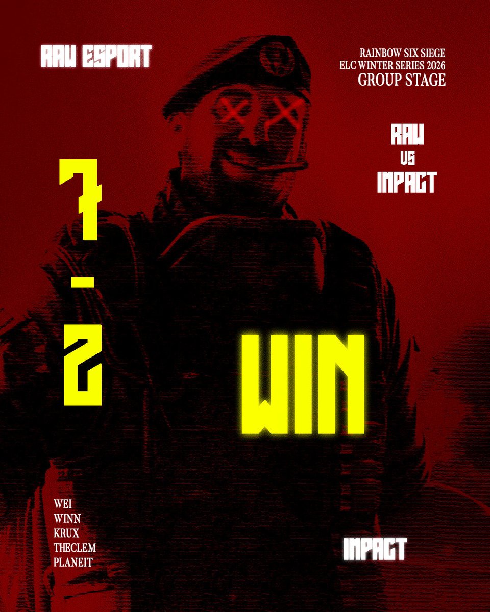 Hier soir on a su maîtriser le match face à Impact et cette victoire fait du bien 😁 gg à eux ⚫️🔴