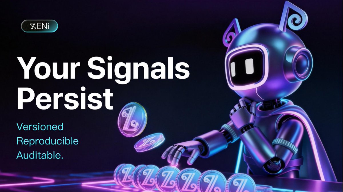 ZENi_io's tweet image. 🔁 In most platforms, user activity disappears into black-box datasets.

On ZENi, your contributions are included in versioned datasets
that AI builders can reference and reproduce later.

👉 Contribute once.
Your signals remain usable over time.
#ZENi #AI #Crypto